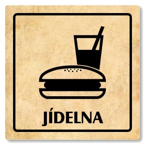 Jídelna, 148x148mm, pergamen, Arizona